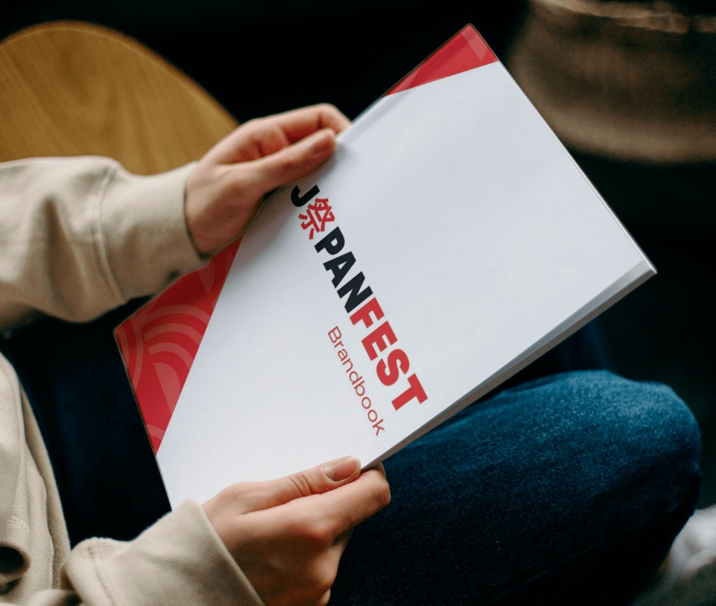 JapanFest — brandbook in hands